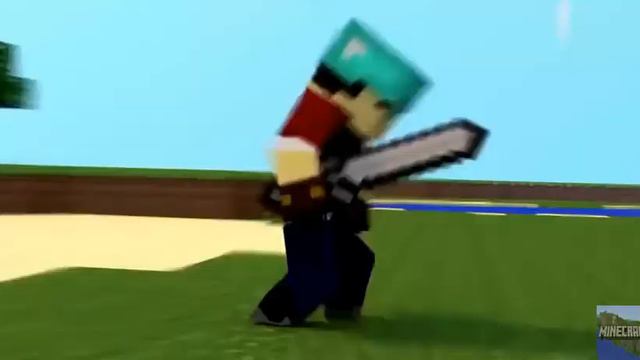 Minecraft Top 5 Epic Fighting Minecraft Animation 2015 смотреть онлайн