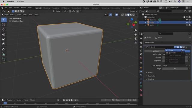 How to Apply a Modifier in Blender (Where's the Apply Button?) смотреть онлайн