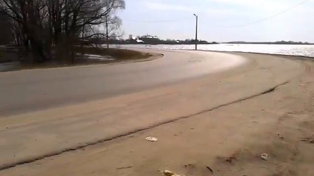 Разлив реки Оки. посёлок Белоомут смотреть онлайн