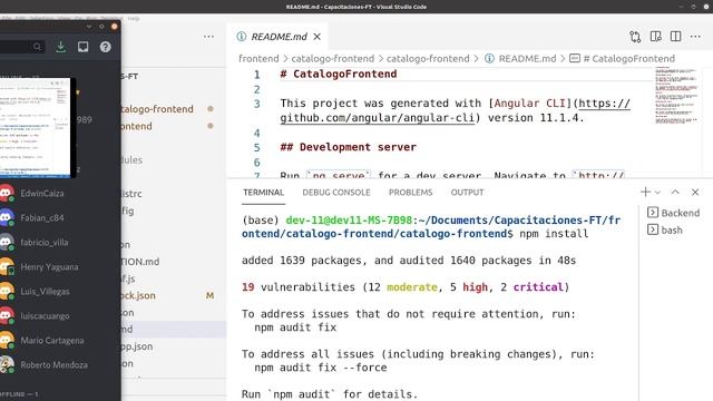Introducción al aplicativo, introducción nodejs, Typescript y clonar repositorio de gitlab смотреть онлайн