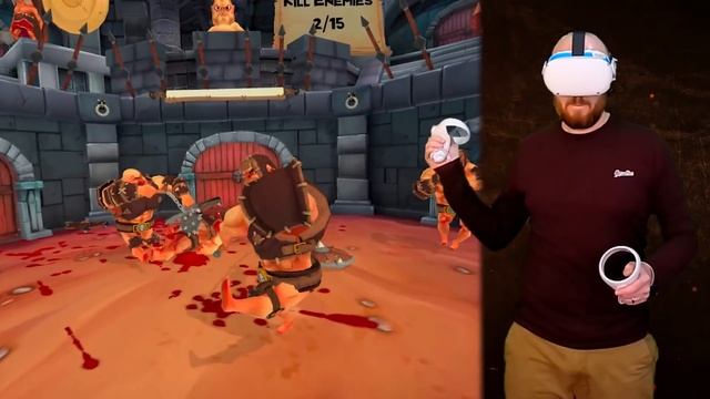 Gorn On Oculus Quest 2 Is Insanely FUN! смотреть онлайн