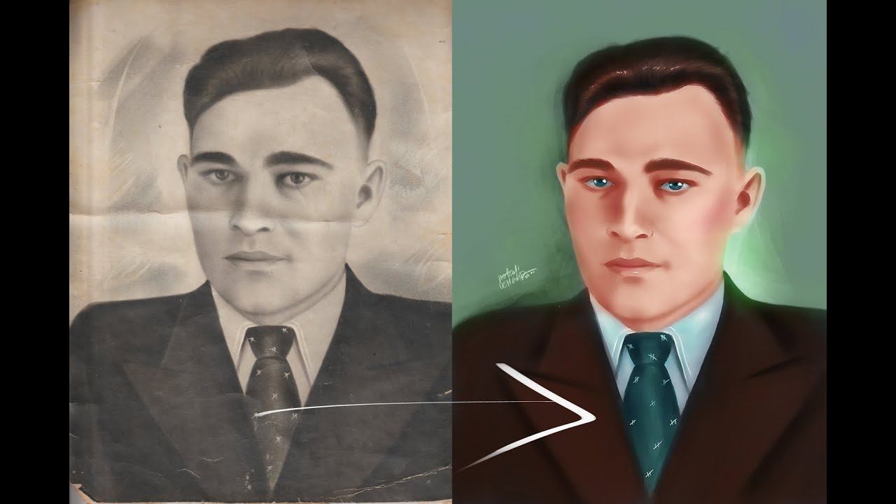 Восстановление (реставрация) фото + стилизация портрета смотреть онлайн
