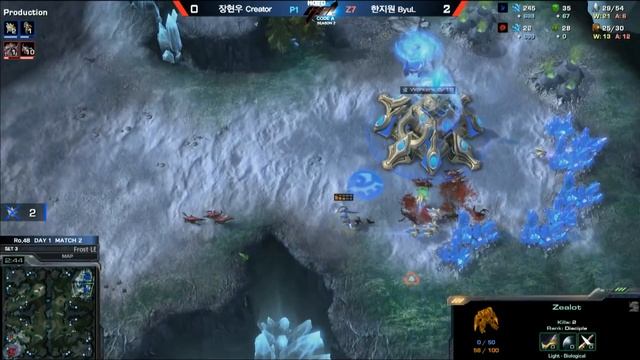 Корея 2.0: GSL 2016 Season 2 CodeA Match 2: Creator vs ByuL смотреть онлайн