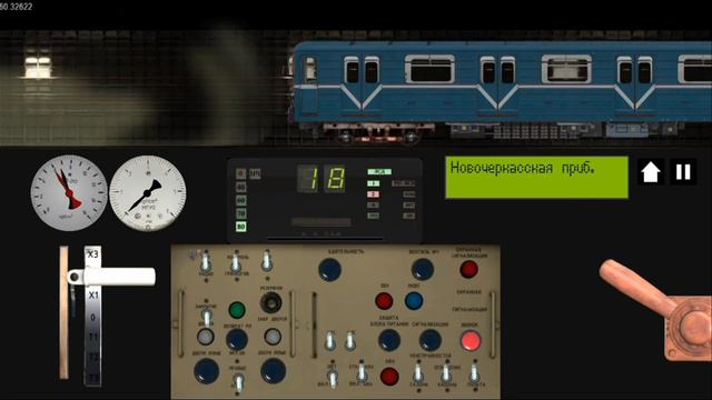 Правобережная линия Ленинградского метро на 81-717/714 (СМЛ2Д) смотреть онлайн