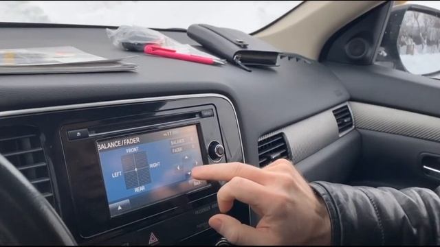 Легкая настройка звука в магнитоле Mitsubishi Outlander 3 настройка штатной магнитолы смотреть онлайн