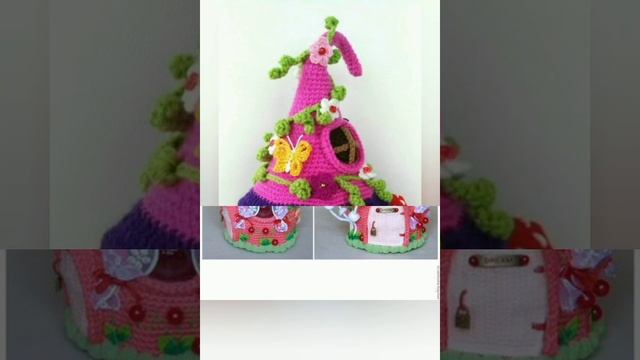 100 идей для вязаных крючком кукольных домиков. Где живут куклы и игрушки? смотреть онлайн