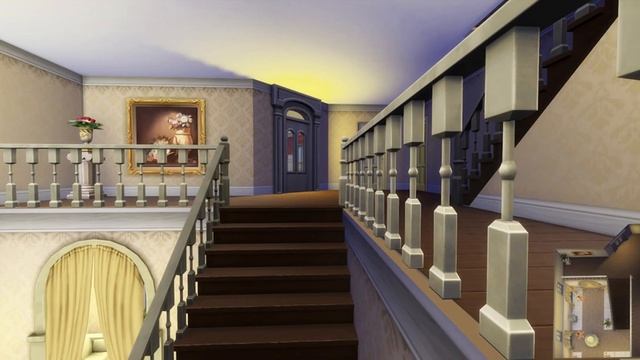 French classical style house|The Sims 4 No CC House Photos|Waltz in Colonnade|'圆舞曲‘法式精致小楼 смотреть онлайн