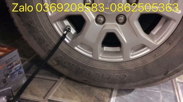 Bơm hơi ( bơm lốp ô tô xe máy bằng điên bình ô tô смотреть онлайн