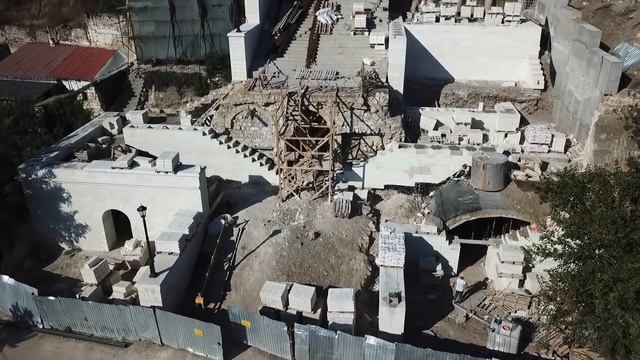 Реконструкция лестницы на гору Митридат(Август) смотреть онлайн