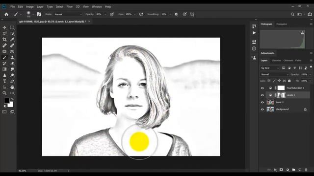 Pencil Sketch photoshop cc fast tutorial смотреть онлайн