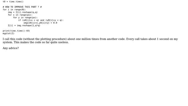 Code Review: Remove pixel patch in image which is stored as array смотреть онлайн
