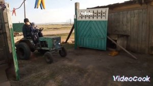 Самодельный трактор.
