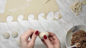 Быстрый способ лепки пельменей