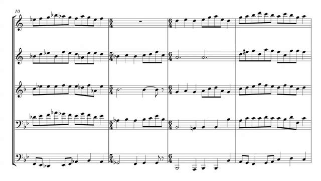 Pictures At an Exhibition - Promenade - Brass Quintet смотреть онлайн