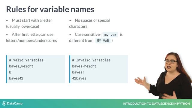 Python Tutorial: Creating variables смотреть онлайн