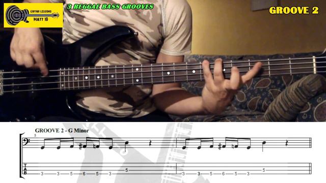 REGGAE Bass Lesson | 3 Bass Lines Riffs EASY Tutorial | REGGAE GROOVES смотреть онлайн
