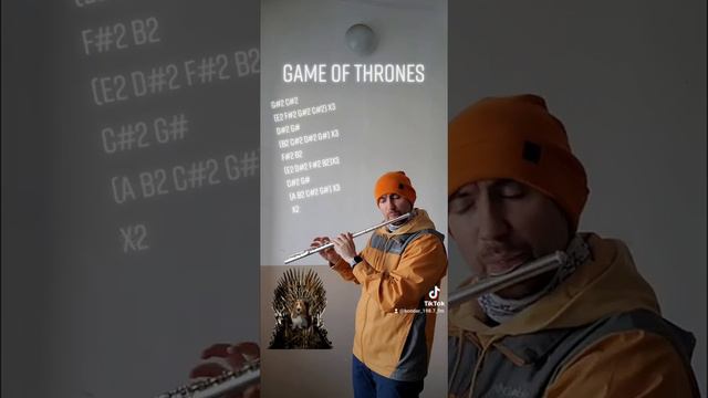 Game of Thrones main theme flute cover смотреть онлайн