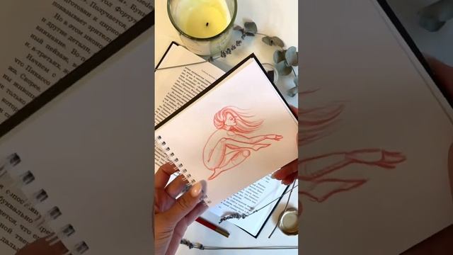 Быстрые скетчи с разных фото из Pinterest ❤️ #скетчи смотреть онлайн