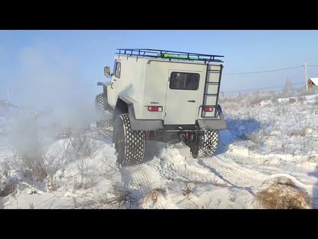 Испытания и сдача клиентам с Анадыря вездехода Шторм смотреть онлайн