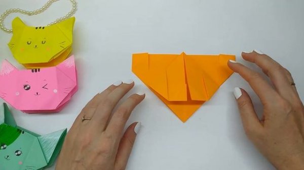 КОРОБОЧКА КОТИК Оригами Котик | DIY Cat box. Origami Cat box