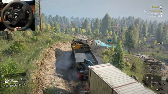SAWMILL SNOW RUNNER 2024 GAMEPLAY | LOGITECH G923 TRUEFORCE смотреть онлайн
