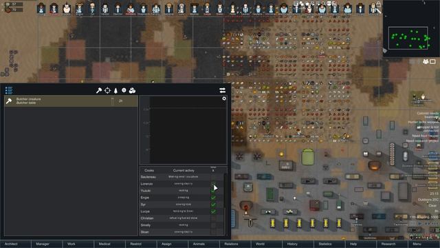 [RimWorld MOD] Colony Manager - Part 1; Overview смотреть онлайн