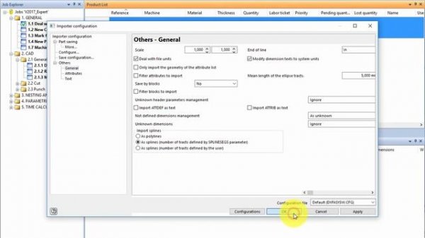 Lantek Expert - Importing from DXF and DWG