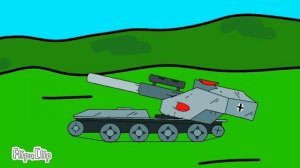 Еволюция монстра Кв 44. КВ 1 vs КВ 6 vs КВ 44 - мультики про танки.