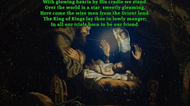 Oh Holy Night - (Lyrics) Georgia / Georgina with P M Adamson смотреть онлайн