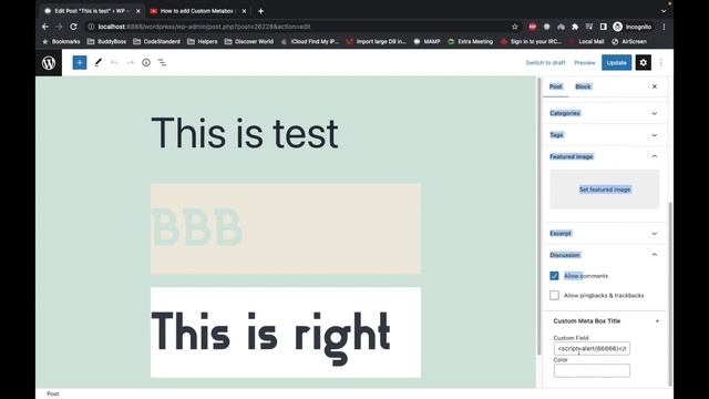 Securely Store Text Field Data in WordPress DataBase | Best Practices | sanitize_text_field() смотреть онлайн