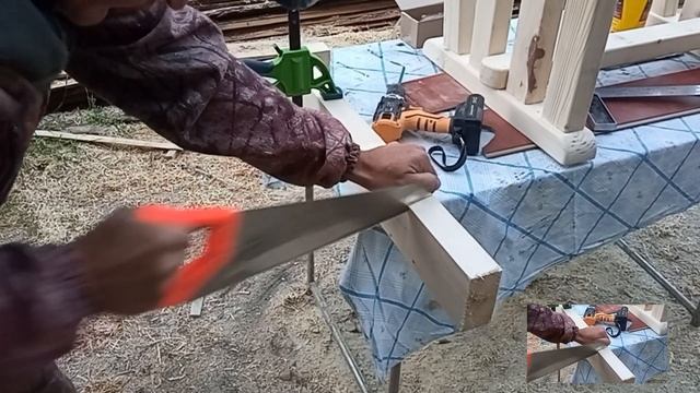 Стул трон своими руками. Из массива .В гараже. смотреть онлайн