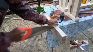 Стул трон своими руками. Из массива .В гараже.