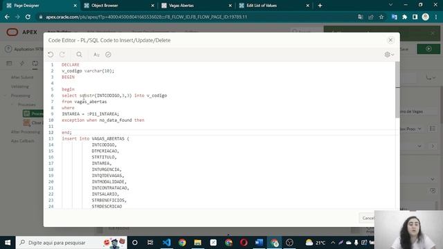 Projeto RH - Oracle APEX - Form Vagas Abertas (Loop) – Parte 1 смотреть онлайн