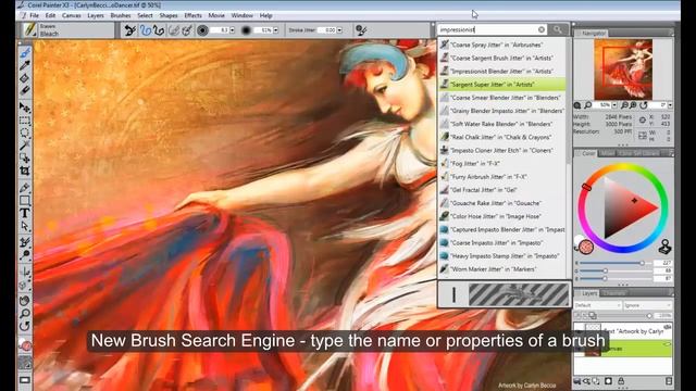 Brush search engine and stroke preview смотреть онлайн