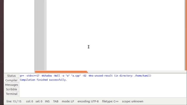 Linux setup for Competitive Programming (with Geany) смотреть онлайн