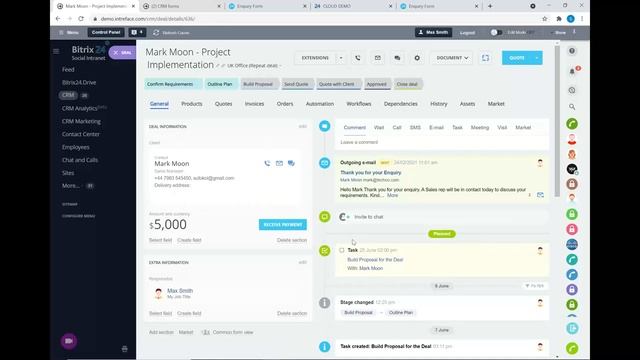 Bitrix24 Next Level CRM Webinar (Including Smart Process Automation) смотреть онлайн