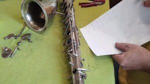 Ремонт Саксофона.Как Убрать Люфт Клапанов Между Стойками