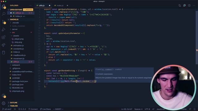 How to implement rooms in socket.io - Among Us in Javascript P3 смотреть онлайн
