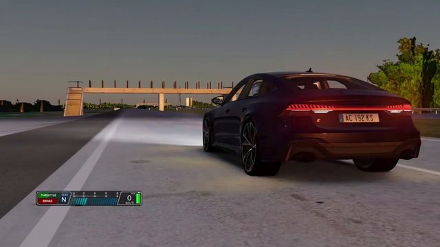 Audi RS7 C8 Performance Test Highway Assetto Corsa смотреть онлайн