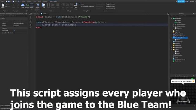 Learn To Create Games With Roblox - Part 7/Teams смотреть онлайн