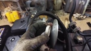 регулировка ведущего вариатора под широкий ремень