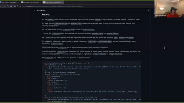 Kubernetes SIG CLI 20211215