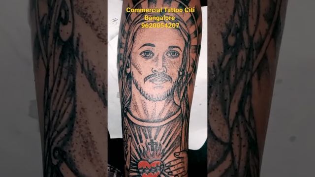 Sacred Heart Jesus Forearm Tattoo Design For Men смотреть онлайн