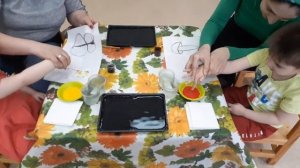 4 7 Мастер класс с родителями по нетрадиционной технике рисования