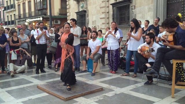 Flamenco woman dance en Granada смотреть онлайн
