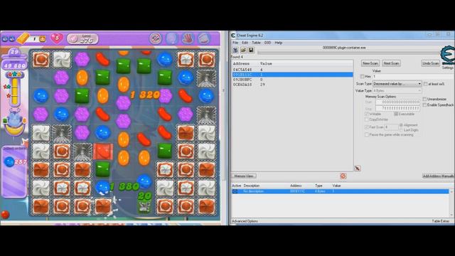 Candy Crush Saga Dreamworld Level 276 with Cheat Engine смотреть онлайн