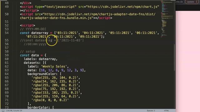 How to Use Different Date Formats in Chart.js смотреть онлайн