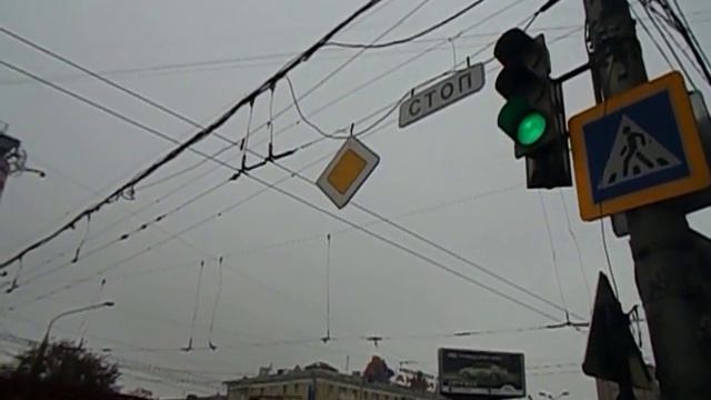 В Воронеже машины не останавливаются на стоп-линии смотреть онлайн