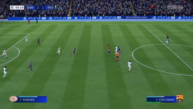 FIFA 19: FC Barcelona vs Psv Eindhoven UEFA CHAMPIONS LEAGUE смотреть онлайн