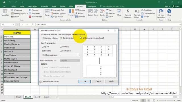How to combine multiple rows to one cell in Excel смотреть онлайн